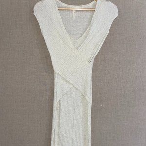 A+Ellen Ribbed White Bodycon Dress. Size XS.